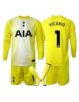 Otroške Nogometnih dresov Tottenham Hotspur Guglielmo Vicario #1 Vratar Tretji 2025-26 Dolgi rokavi (+ hlače)